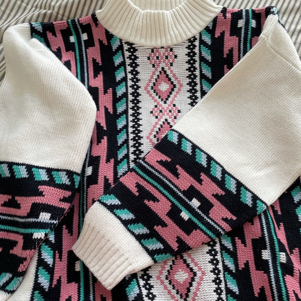 Vintage Clifton Place Knit Sweater made in the USA